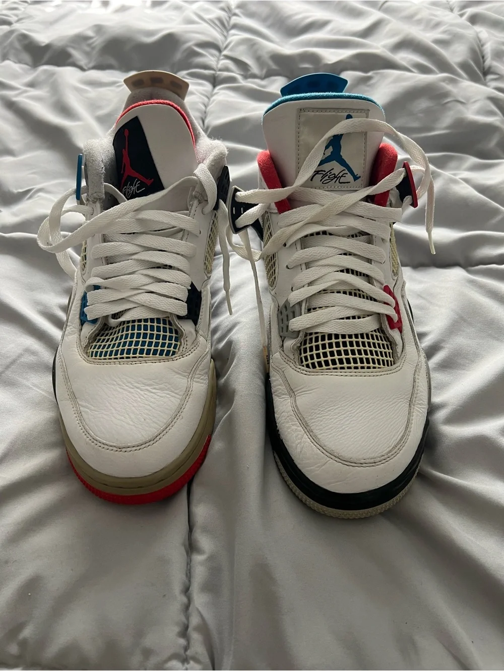 Jordan Air Jordan 4 Retro SE What The 4 2019 White/Red/Blue CI1184-146 size 11.5